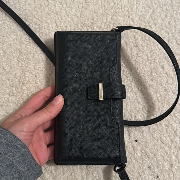 Pre owned Black Kate Spade Wallet Purse - Picture 3 of 4